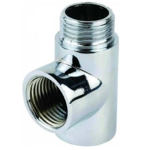 3/4" PİRİNÇ KROM DELİKLİ BATARYA UZATMASI